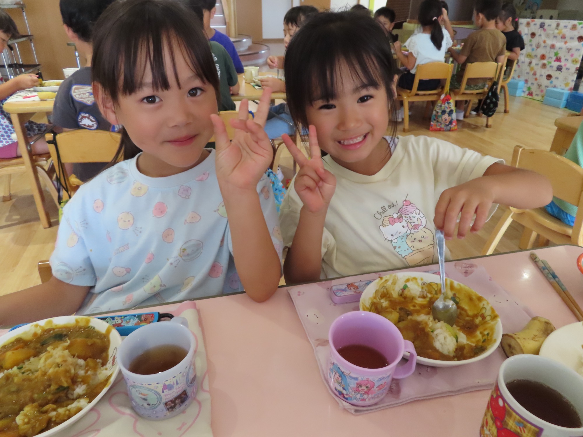 美味しいお芋が焼けました。「まいう～」