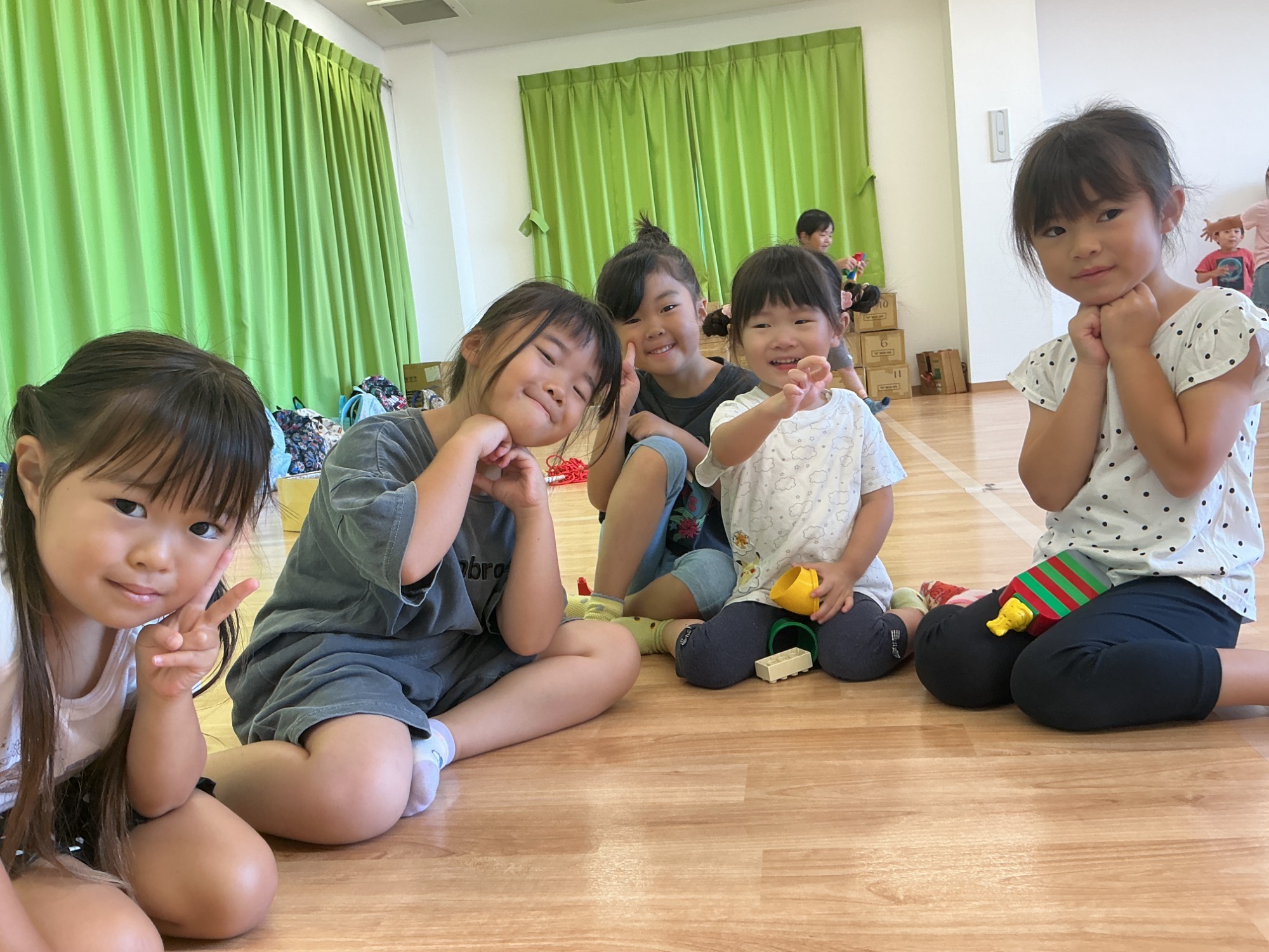 今年は大きなお芋が たくさん収穫できました。